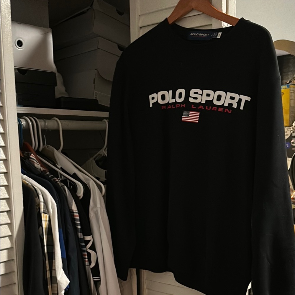 Polo by Ralph Lauren Black Sweatshirt